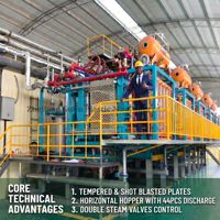 Machine automatique de fabrication de pods en mousse EPS, contrôlée par PLC, haute efficacité, économie d'énergie, garantie 1 an