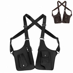 Bolso Bandolera de Piel Sintética PU Impermeable Antirrobo Estilo Vintage de Gran Venta, con Logotipo Personalizado, para Colgar en el Pecho, Ideal para Actividades al Aire Libre - Product Image 1