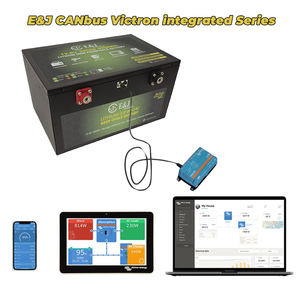 แบตเตอรี่ลิเธียมความจุสูง 12V 320Ah ขนาดกะทัดรัด 355*230*190 มม. สำหรับรถบ้าน, ระบบจัดการแบตเตอรี่ 200A BMS LiFePO4 สำหรับอินเวอร์เตอร์พลังงานแสงอาทิตย์แบบออฟกริด - Product Image 4