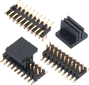 1.0mm 1.27 mm 2.0mm 2.54mm 3.96mm 5.08mm PCB Male Header Pin Dual Row SMT SMD pin header connector