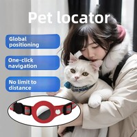Traqueur GPS pour animaux de compagnie moderne anti-perte Airtag avec accessibilité au téléphone portable Localisateur de collier cadeau du Nouvel An pour chats chiots chiens