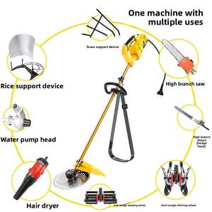 Motoculteur <span class=keywords><strong>Électrique</strong></span> Rotatif à Brancher - Puissance 2800W Multifonctionnel pour le Désherbage, le Lavorage du Sol, le Labourage et la Tonte - Product Image 4