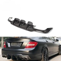 Diffuseur de pare-chocs arrière en fibre de carbone W204 C63 pour Mercedes-Benz Classe C W204 C63 AMG C300 berline sport 2012 - 2014