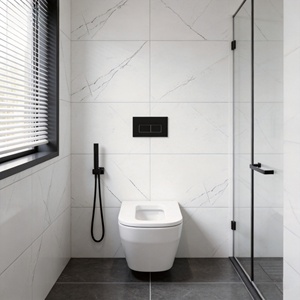 <span class=keywords><strong>Cisterna</strong></span> de Inodoro de Descarga Directa de Fábrica, Montada en la Pared, de Alta Eficiencia para Proyectos de Baños Comerciales - Product Image 5