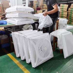 Ventilador de Techo Eléctrico con Luz LED, Extractor de Aire de Ventilación, 600*600, Mecánico, Comercial, Doméstico, para Hoteles, Más Vendido - Product Image 1