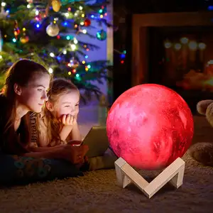 מודרני galaxy סיליקון 3d הירח כדור הארץ כדור עיצוב led לילה מועדון אור שולחן מקרן הקרנת מנורת עבור ילד תינוק חדר