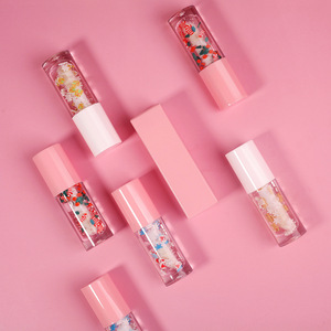 Huile à lèvres transparente végane à tête de brosse large et tige épaisse, baume à lèvres hydratant, gloss à lèvres écologique 6ml - Product Image 2