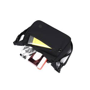 Rcbgrc Mini sac à bandoulière pour femme, noir, résistant à l'eau, fermeture éclair, carré horizontal, sac à bandoulière pour les trajets quotidiens - Product Image 1