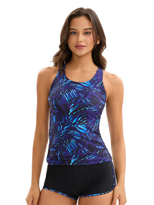 Traje de baño deportivo con estilo para mujer europea americana, estampado Sexy de patrón sólido, ropa de playa de una pieza, diseño trasero recortado de talla grande - Product Image 2