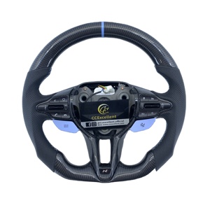 Volante de Fibra de Carbono de Buena Calidad a Bajo Precio con Luz LED para <span class=keywords><strong>Hyundai</strong></span> <span class=keywords><strong>I20</strong></span>/I30n/Elantra <span class=keywords><strong>N</strong></span> <span class=keywords><strong>2021</strong></span> - Product Image 1