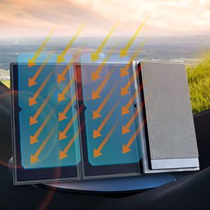 10000 мАч портативное солнечное зарядное устройство Power Bank 16 Вт складная солнечная панель Быстрая зарядка 1 Тип-C <span class=keywords><strong>2</strong></span> USB-A порта IP67 водонепроницаемый - Product Image 3