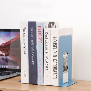 Fermalibri Rettangolare in Metallo Stile Art Déco per Organizzazione e Archiviazione di Documenti su Scrivania di Ufficio e Biblioteca - Product Image 5