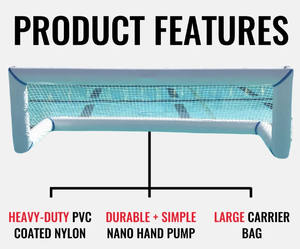 Jeux de sport en nylon enduit de PVC Poteau de <span class=keywords><strong>but</strong></span> de football gonflable à l'eau <span class=keywords><strong>But</strong></span> de polo flottant - Product Image 5