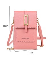 Grosir Dompet Ponsel Satu Tali Selempang Wanita Model Baru, Tas Mini Fashion Versi Korea, Dompet Ponsel Vertikal