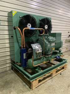 Высококачественный полугерметичный компрессорный агрегат 12 л.с. с воздушным охлаждением, на хладагенте R404a, гарантия 1 год, для холодильников - Product Image 2