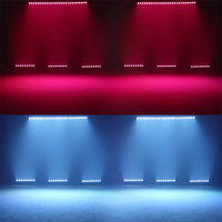 9*3W LED mur lavage lumière DMX512 Led barre Laser fête ligne contrôle du son Spot scène lumières pour Dj Disco maison lampe pour Club