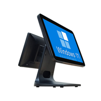 All-in-one POS-terminal 11,6 inch capacitief touchscreen I3/i5/i7 CPU Bluetooth 5.2 Wi-Fi 6 Aluminium basis Zwart Multi-OS
