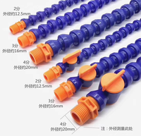 Tuyau de refroidissement flexible en plastique pour machine CNC, tuyau pneumatique pour l'eau