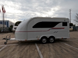 <span class=keywords><strong>Caravane</strong></span> de camping tout-terrain à double essieu, design optimisé pour l'usine, pour expéditions familiales en plein air, camping-car mobile - Product Image 1