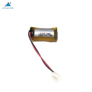 Bộ Pin Hình Trụ Tròn 13250 Pin Lithium Polymer Có Thể Sạc Lại 3.7V 300MAh - Product Image 1