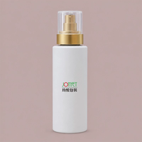 Botol Kosmetik PET Abu-abu 300ml Siap Kirim dengan Pompa Semprot untuk Lotion Parfum Ramah Lingkungan untuk Merek Kecantikan Label Pribadi