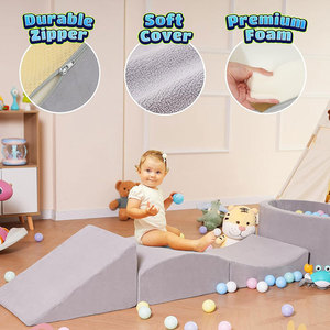 Ensemble de jeu en mousse tout-en-un pour enfants, piscine à balles avec blocs souples et balles, tapis de jeu pour tout-petits de 4 à 6 ans - Product Image 3
