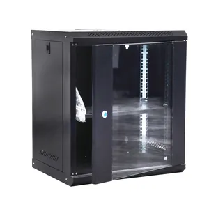 Nhà máy trong nhà 9U máy chủ tủ Rack 19inch Wall Mount tủ mạng trong nhà 9U