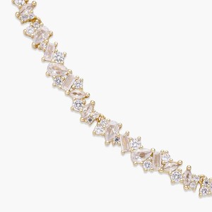 Collier en moissanite personnalisé de nombreuses formes, couleur D VVS, certifié GRA, plaqué or S925 - Product Image 2