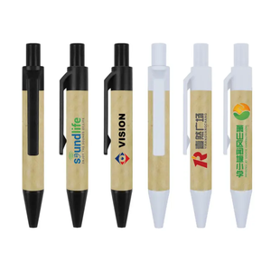 Grosir pena kertas kustom promosi pabrikan pena bola kertas klasik - Product Image 6