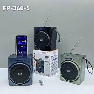 New fepe FP-368-S năng lượng mặt trời sạc bảng điều chỉnh không dây màu xanh răng loa với ăng ten ngoài trời FM ban nhạc radio1500mah 10 Wát Loa - Product Image 2