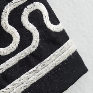 TAOP&ZA Estate 2023 Nuovo Abito <span class=keywords><strong>Corto</strong></span> da Donna <span class=keywords><strong>a</strong></span> Blocchi di Colore, Pullover Nero con Collo Tondo, <span class=keywords><strong>Maniche</strong></span> <span class=keywords><strong>Lunghe</strong></span>, Bordo Ricamato, Linea ad <span class=keywords><strong>A</strong></span> 1162241 - Product Image 6