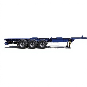 Semirremolque de Contenedores de Acero de Tres Ejes, 40 pies, de Alta Resistencia, para Terminal Portuario y Transporte por Carretera de Larga Distancia - Product Image 1