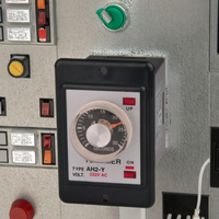 Kampa Power on Delay Timer Time Relay 0-60 Menit Panel Pelindung Tertutup Instalasi dengan Basis Soket AH2-Y AC 220V