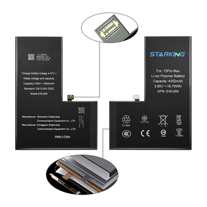 100% Health New 0 Cycle Batería digital de repuesto de alta capacidad para <span class=keywords><strong>iPhone</strong></span> X XS XR 11 12 13 14 15 13 Pro Max Batería alta - Product Image 2