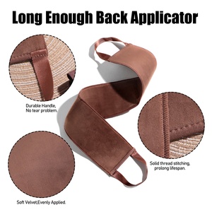 BS-MALL Kit de 5 Piezas para Autobronceado: Guante Aplicador, Brocha Kabuki Ultra Suave, Aplicador de Espalda y Guante Exfoliante - Product Image 4
