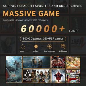 อัปเกรด G5โปร II คอนโซลเกมย้อนยุคระบบปฏิบัติการคู่40000 + เกม3D คลาสสิกปลั๊กเล่นทีวี FTP ในตัวใช้ได้ทั้งยุโรป/สหรัฐ - Product Image 5