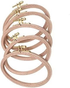 ห่วงเย็บปักถักร้อยไม้รูปไข่ - Product Image 6
