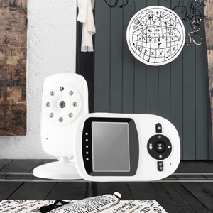 Cao cấp 2.4inch màn hình bé-Tầm xa sinh thái không dây kỹ thuật số Video Camera với cảm biến nhiệt độ phòng - Product Image 4