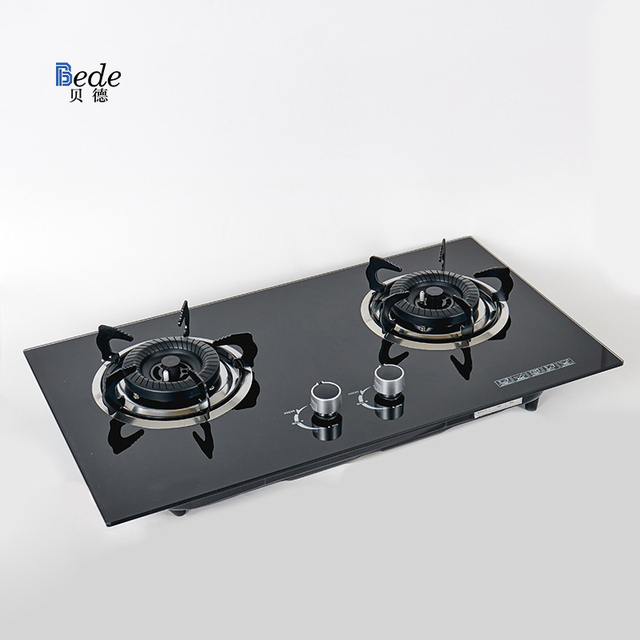 Commercial Electronic Ignition 2 Burner Table Top Gas Stove Smart 2 Burners Gas Stove