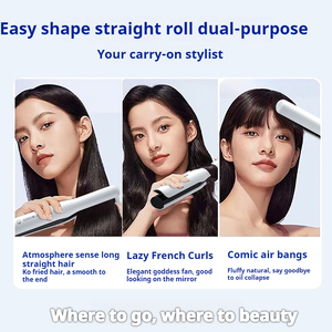 Portable Mini Flat <strong>Iron</strong> Rechargeable <strong>USB</strong> Battery Powered Wireless Hair Straightener <strong>Travel</strong> Use Car Application - Product Image 2