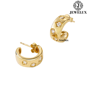 High Quality Natural VVS Diamond <b>Stud</b> Earrings 925 Sterling <b>Silver</b> Trendy Wedding Jewelry From Gujarat India - Product Image 2