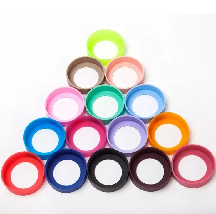 Protective Silicone Cup Sleeve Bottle Bottom Cover for Glass Stainless Steel Water Cup