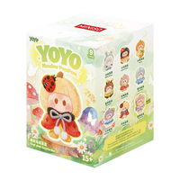 100% Authentique MINISO YOYO Flower Field Puffy Series Tangjiao Plush Blind Box Hanging Ornament, Right Right Sauce