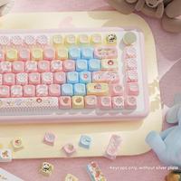 Claw Doll Theme Keycaps 112 Keys M-oa Profile Durable PBT Dye Subbed Keycaps for Mx Switch 68/104/108 Mechanical Keyboard