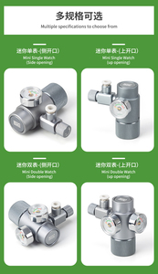 Reloj doble de montaje rápido <span class=keywords><strong>Mini</strong></span> regulador de <span class=keywords><strong>CO2</strong></span> diseño de apertura para acuarios y accesorios - Product Image 5