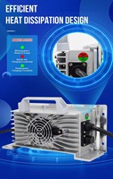 Chargeur de batterie LiFePO4 haute puissance 72V 84V 88.2V 87.6V 10A 20S 21S 23S 24S IP67 embarqué