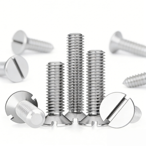 High Volume Low Cost Factory Discounts 304/316 Stainless Steel Slotted Countersunk Head Screw Polishing CNC Machining Services - Product Image 1