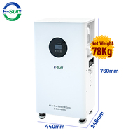 Sistema de Batería Todo en Uno de Alta Calidad E-SUN de 8kwh con Más de 8000 Ciclos, Inversor Doméstico con Batería, Sistema de Energía Solar de 3.6KW