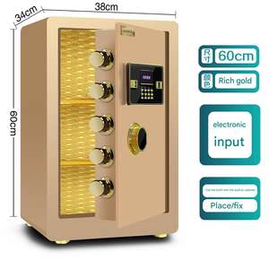 3สีราคาต่ำเฟอร์นิเจอร์สำนักงานเหล็กปลอดภัยปลอดภัยรหัสผ่านฝากกล่อง - Product Image 5