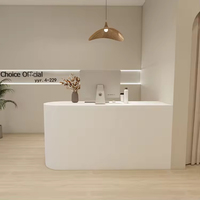Bureau de réception moderne et fonctionnel de haute qualité pour les bureaux commerciaux avec matériau HDF
